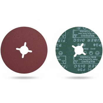 Fiberscheiben 125 mm verschiedene Körnungen